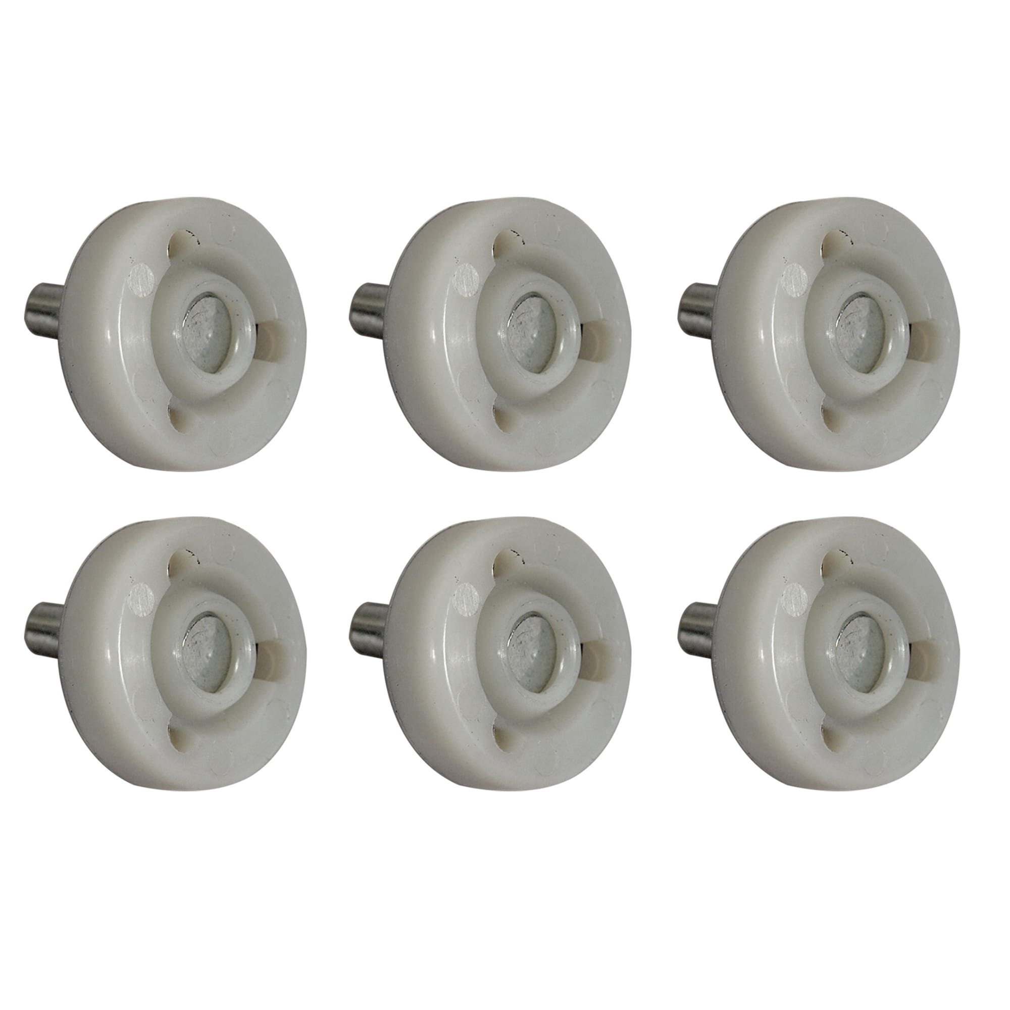 C3 New Window Regulator Rollers, 6 Piece Set 1968-1982