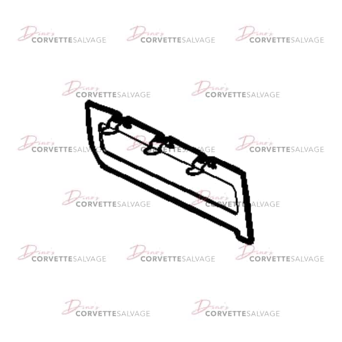 C6-C7 Used Passenger Compartment Air Filter Access Protector 2005-2019