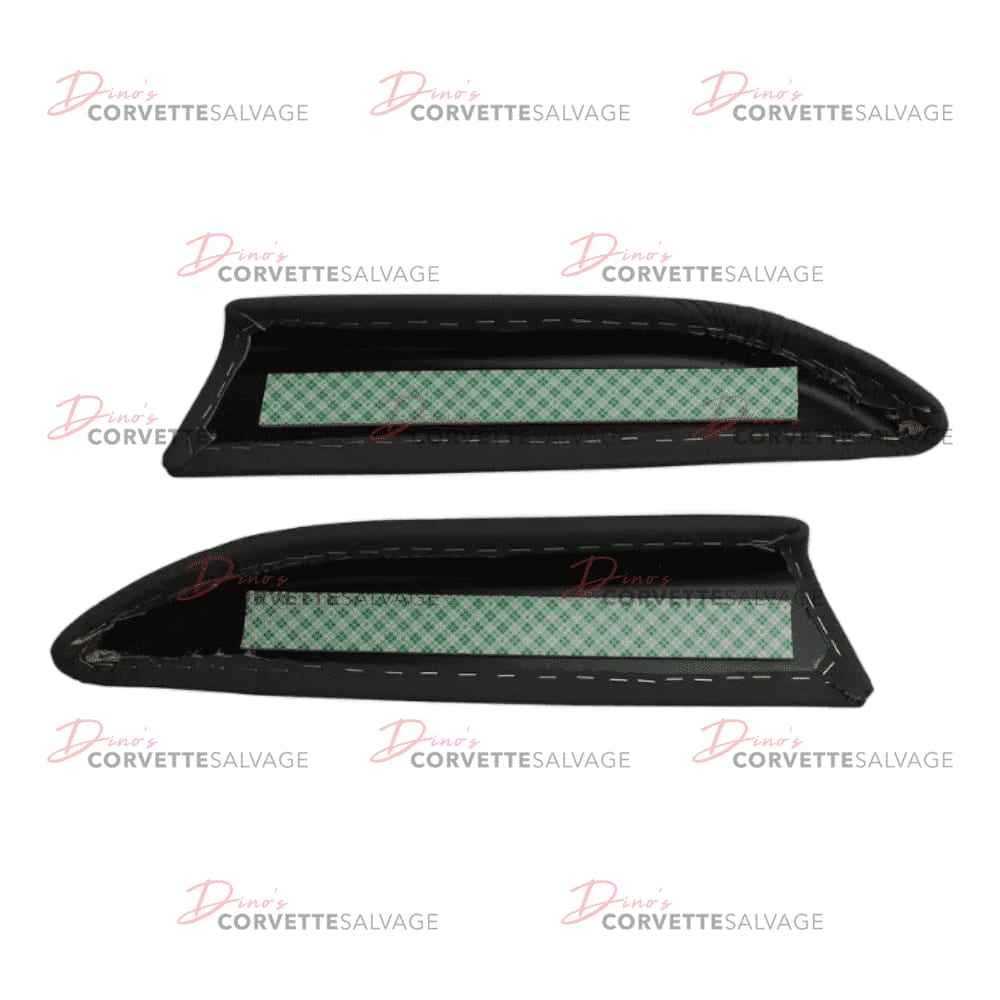 C6 Corvette Leather Door Armrest Pad Set 2005-2013