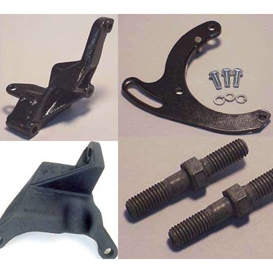 C3 New Big Block Air Conditioning Compressor Bracket Kit 1968-1974