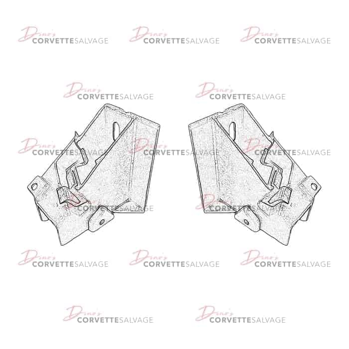 C4 Used Targa Top Storage Bracket 1984-1996