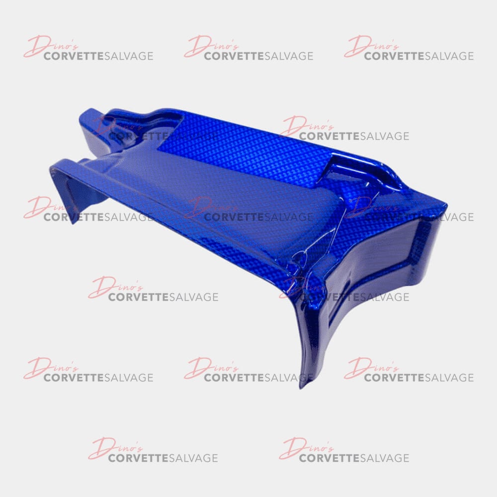 C7 Corvette New Blue LT1/LT4 Hydro Carbon Fiber Air Box Cover 2014-2019