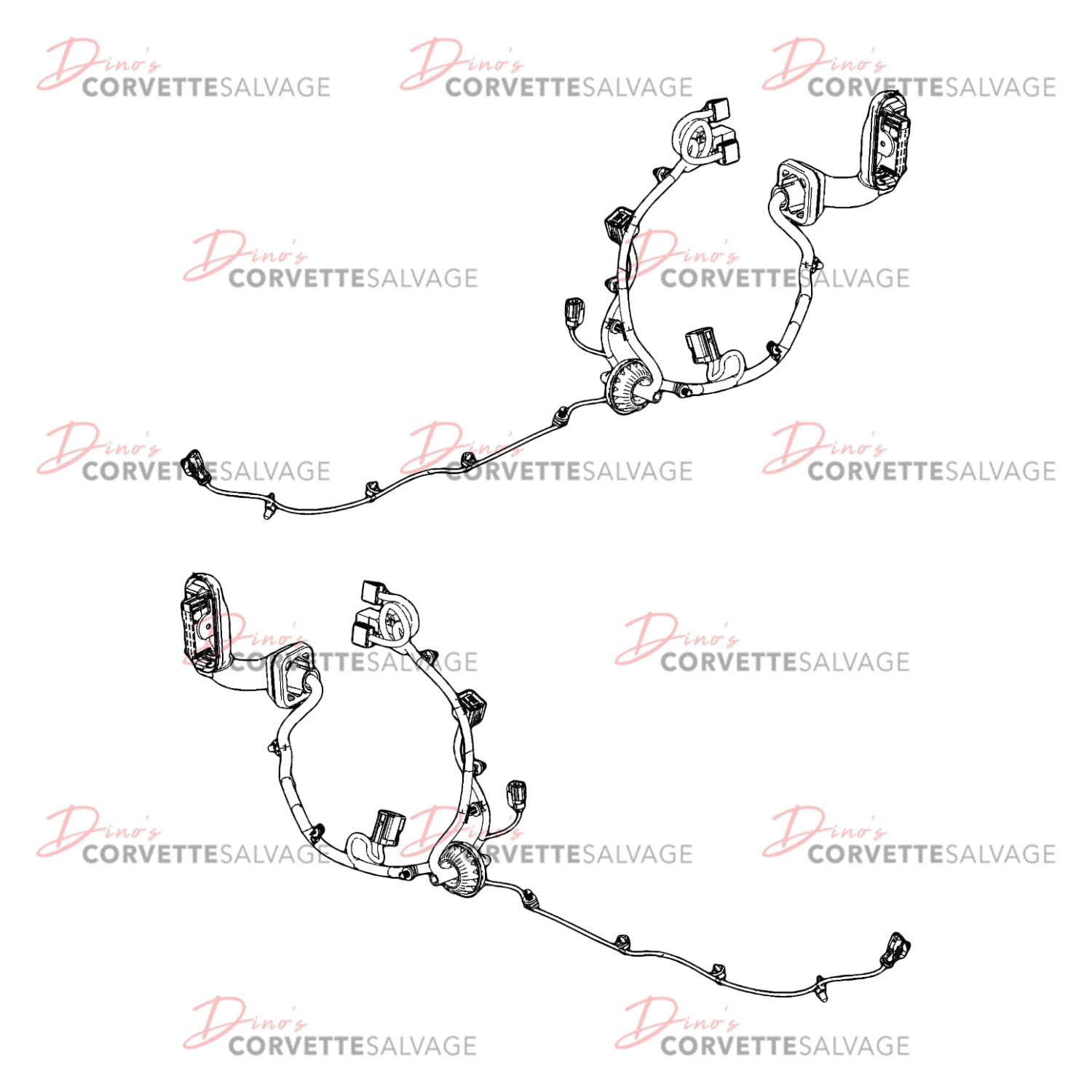 C8 Used Door Wiring Harness 2021-2022