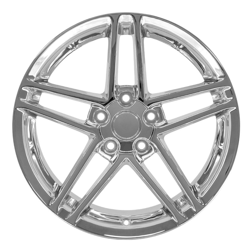 C4-C5 New Chrome 18x10.5 Wheel (CV07A) 1988-2004