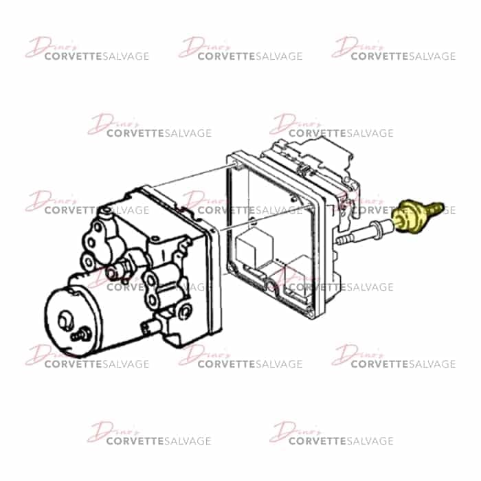 C5 Used Brake Pressure Modulator Valve Insulator 1997-2004