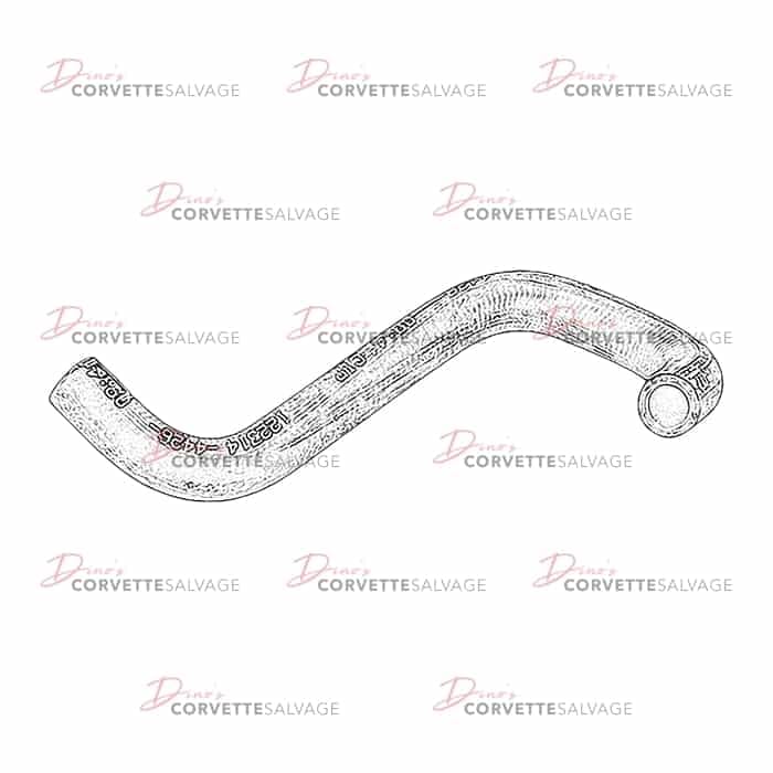 C5 Used Coolant Surge Tank Outlet Hose 1997-2004
