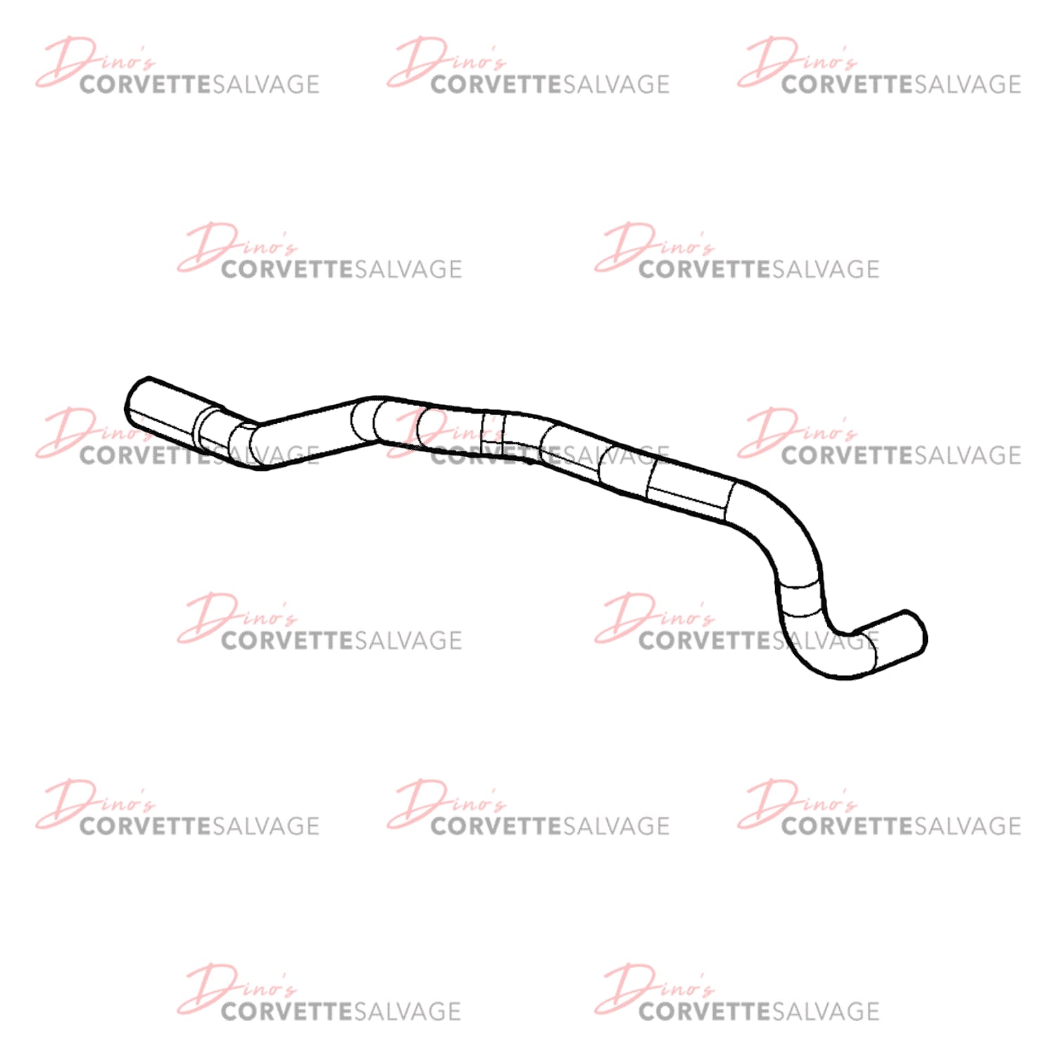 C6 Used Heater Inlet Hose 2009-2013