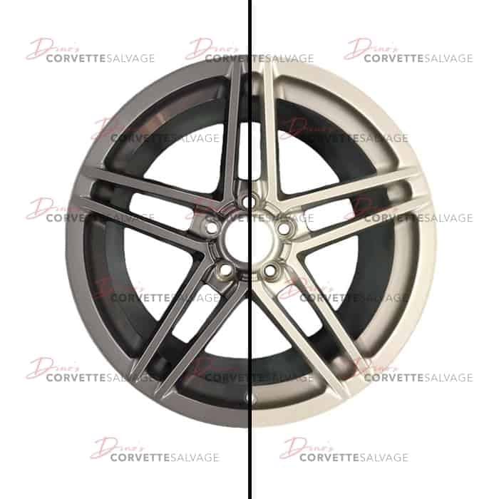 C6 Used Z06 Painted Front Aluminum 18x9.5 Wheel 2006-2008