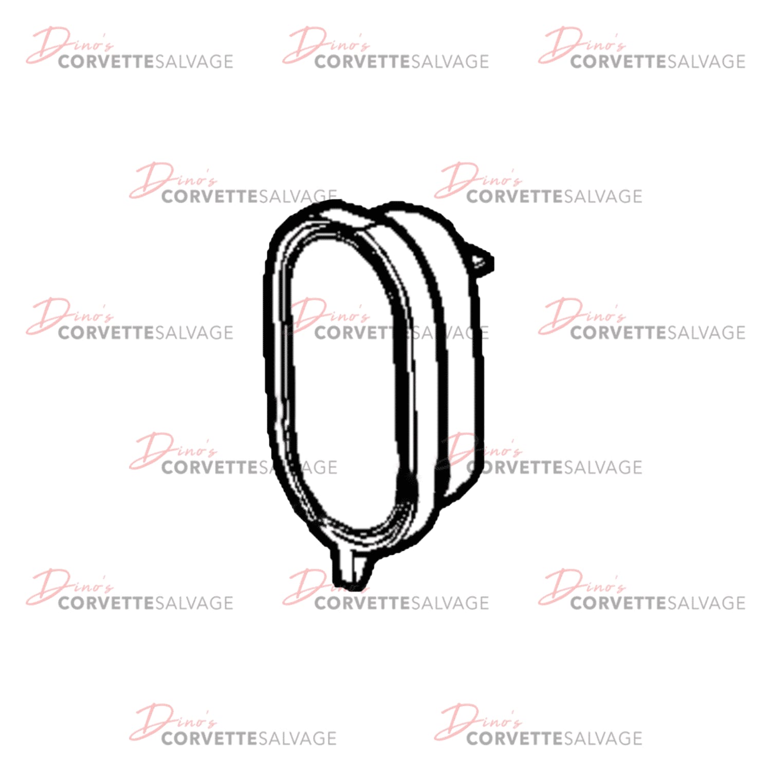 C6 Used High Beam Headlight Bulb Access Cover 2005-2013