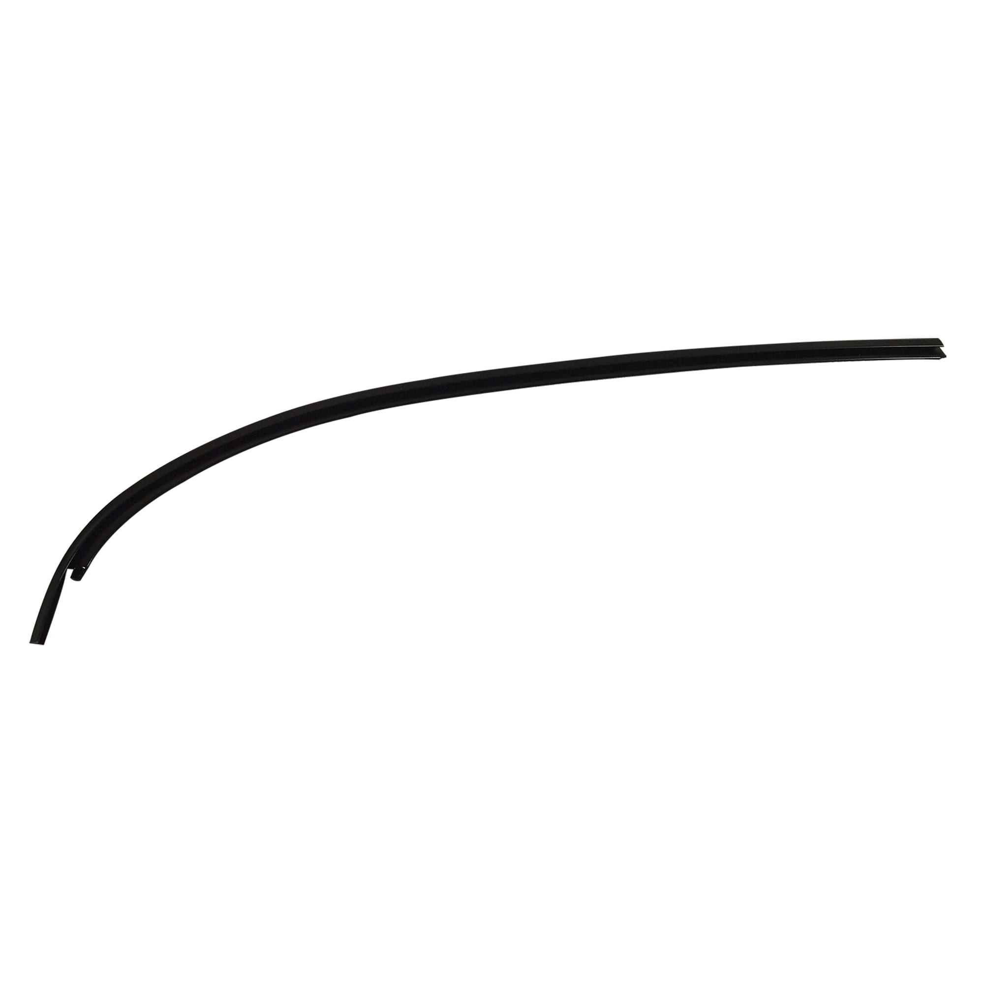 C3 New Driver-Side T-Top Black Trim Molding Front 1979-1982