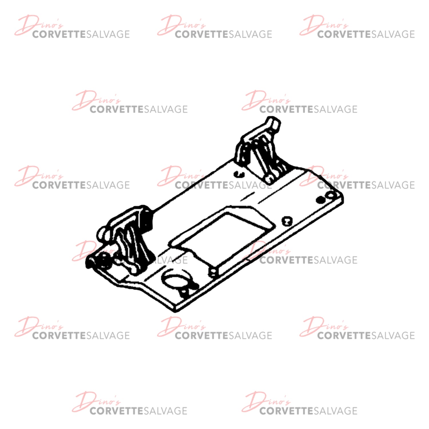 C4 Used Convertible Fuel Tank Filler Door Bezel 1986-1996