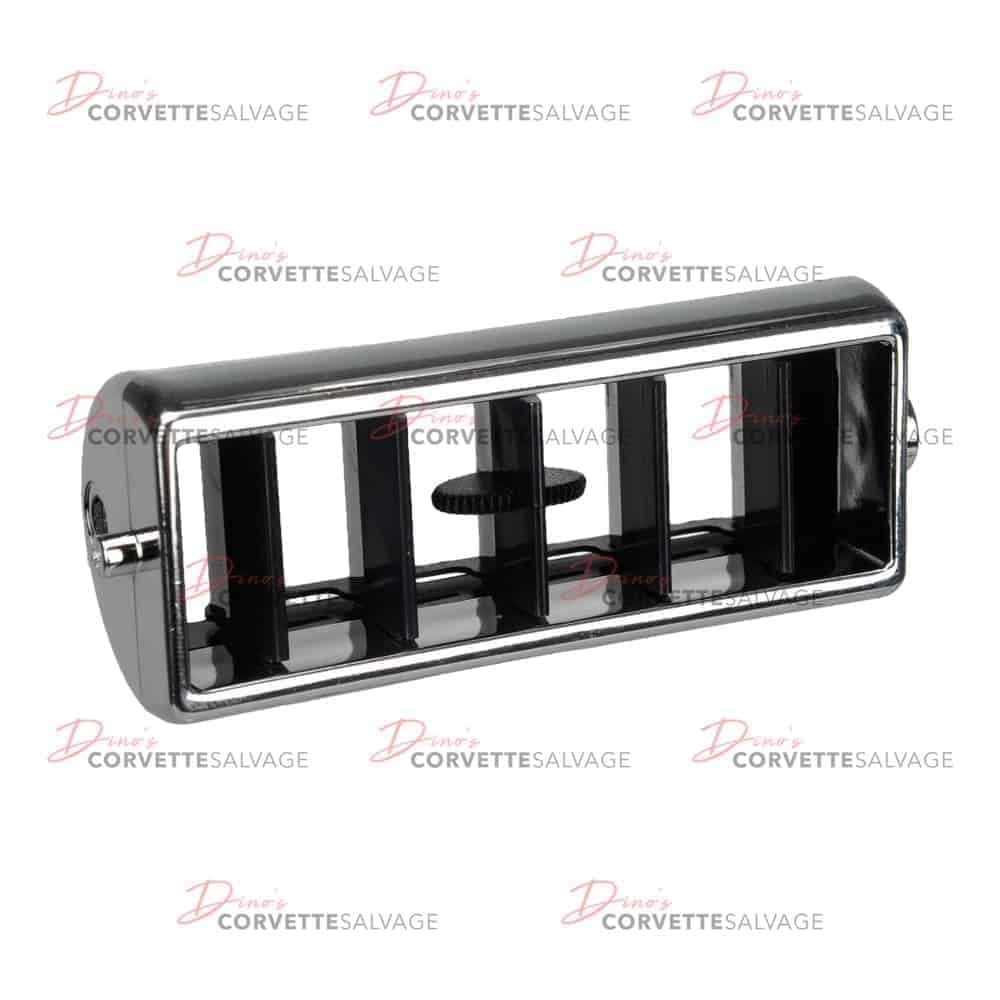 C3 New Chrome Upper Center Dash Air Vent Deflector 1969-1977