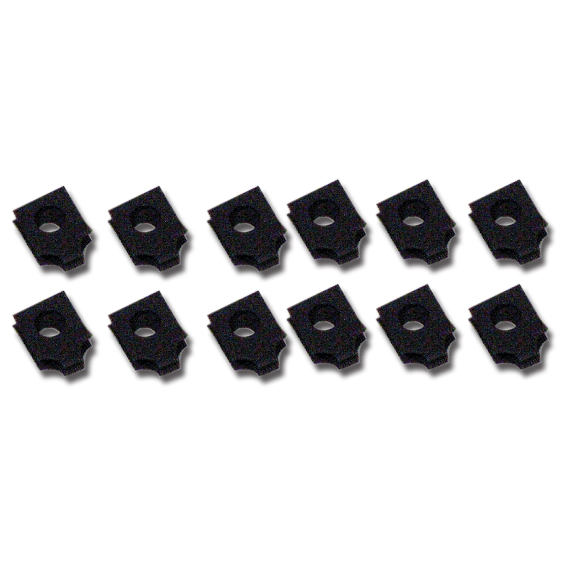C2 New Rocker Panel Support U-Nuts, 12 Piece Set 1963-1967