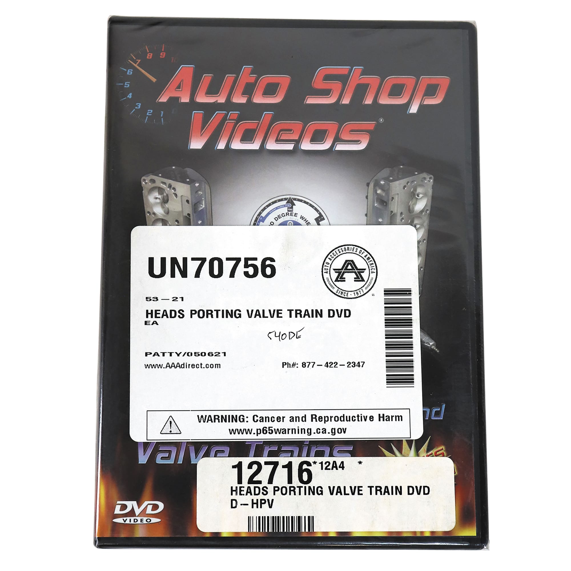 C1-C8 New HEADS PORTING VALVE TRAIN DVD 1953-2026