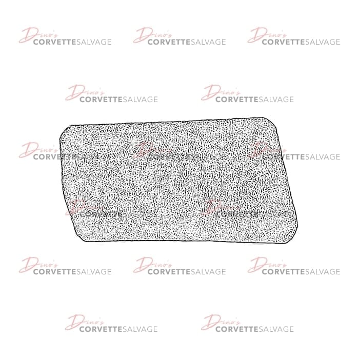 C5 Used Floor Kick Up Panel Carpet 1997-2004