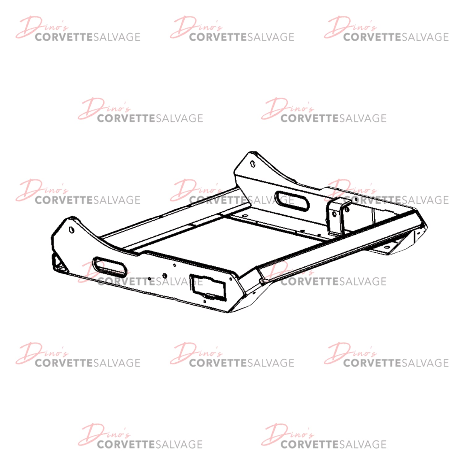 C6 Used Lower Seat Frame 2005-2013