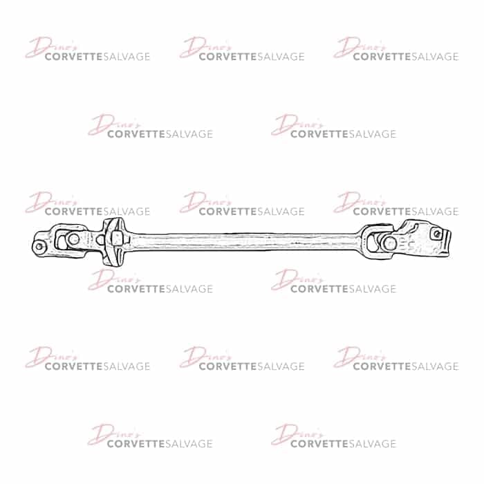 C4 Used Steering Gear Coupling Shaft 1992-1996