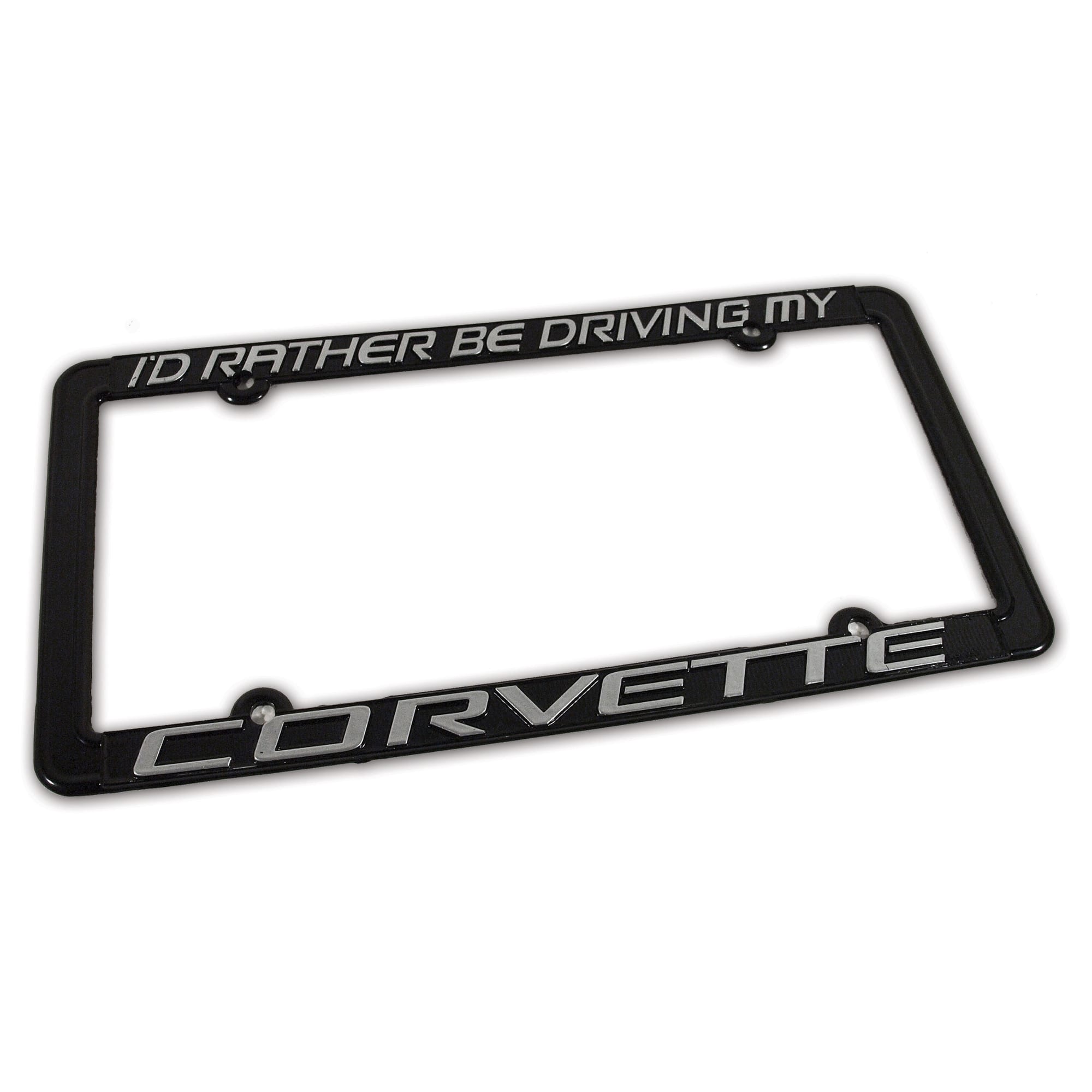 C1-C8 New License Frame, I'D Rather Drive My Corvette 1953-2026