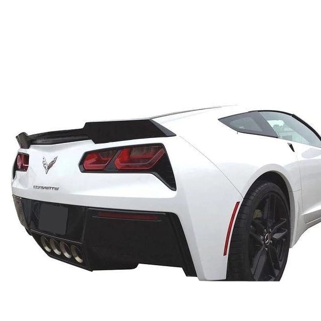 C7 New UNPAINTED WICKER BILL SPOILER - NO DRILL DESIGN 2014-2019