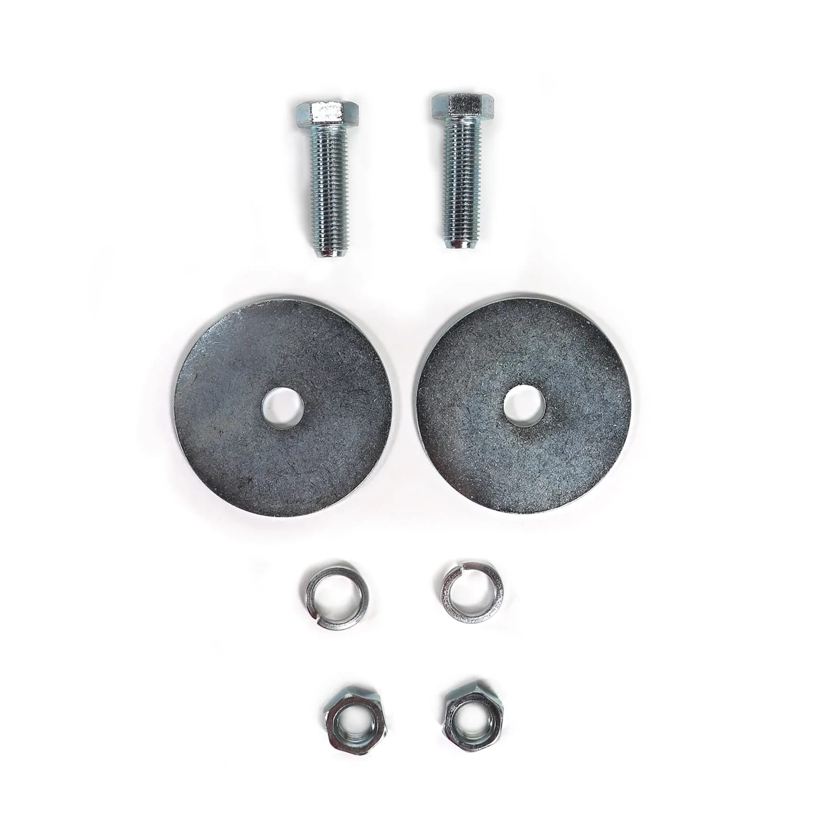 C1-C4 New Seat Belt Bolt Kit, Silver Finish 2 Required 1953-1996