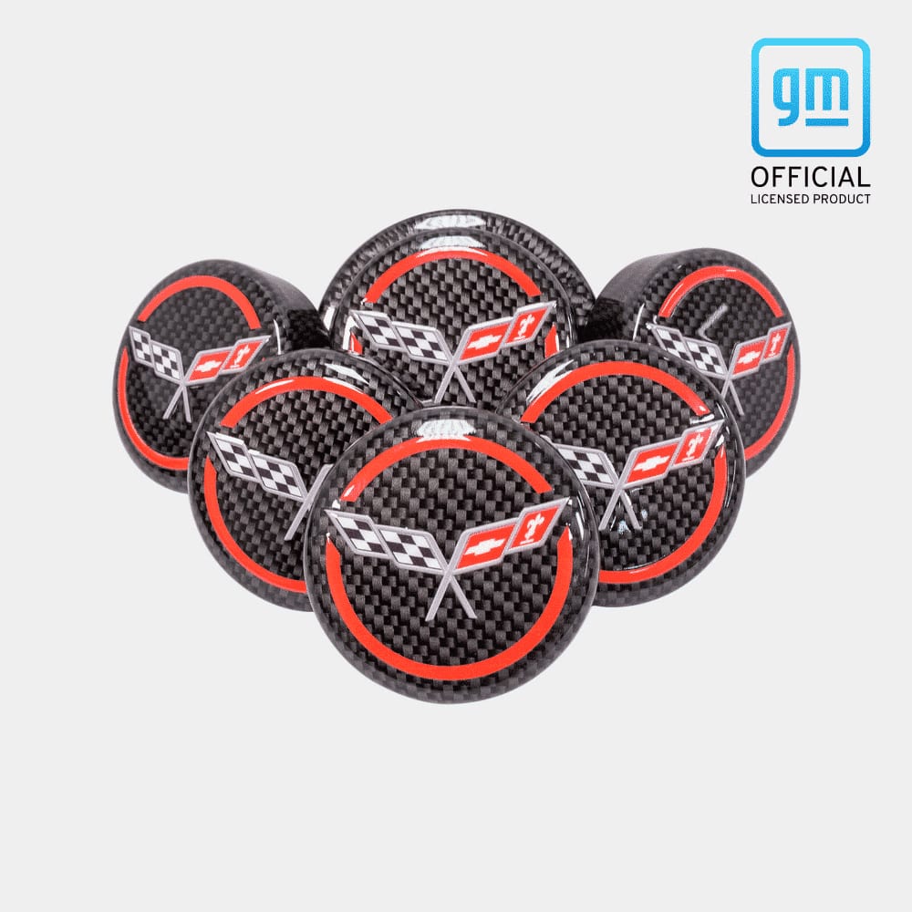 C5 New Hydro Carbon Fiber Cap Cover Set 1997-2004