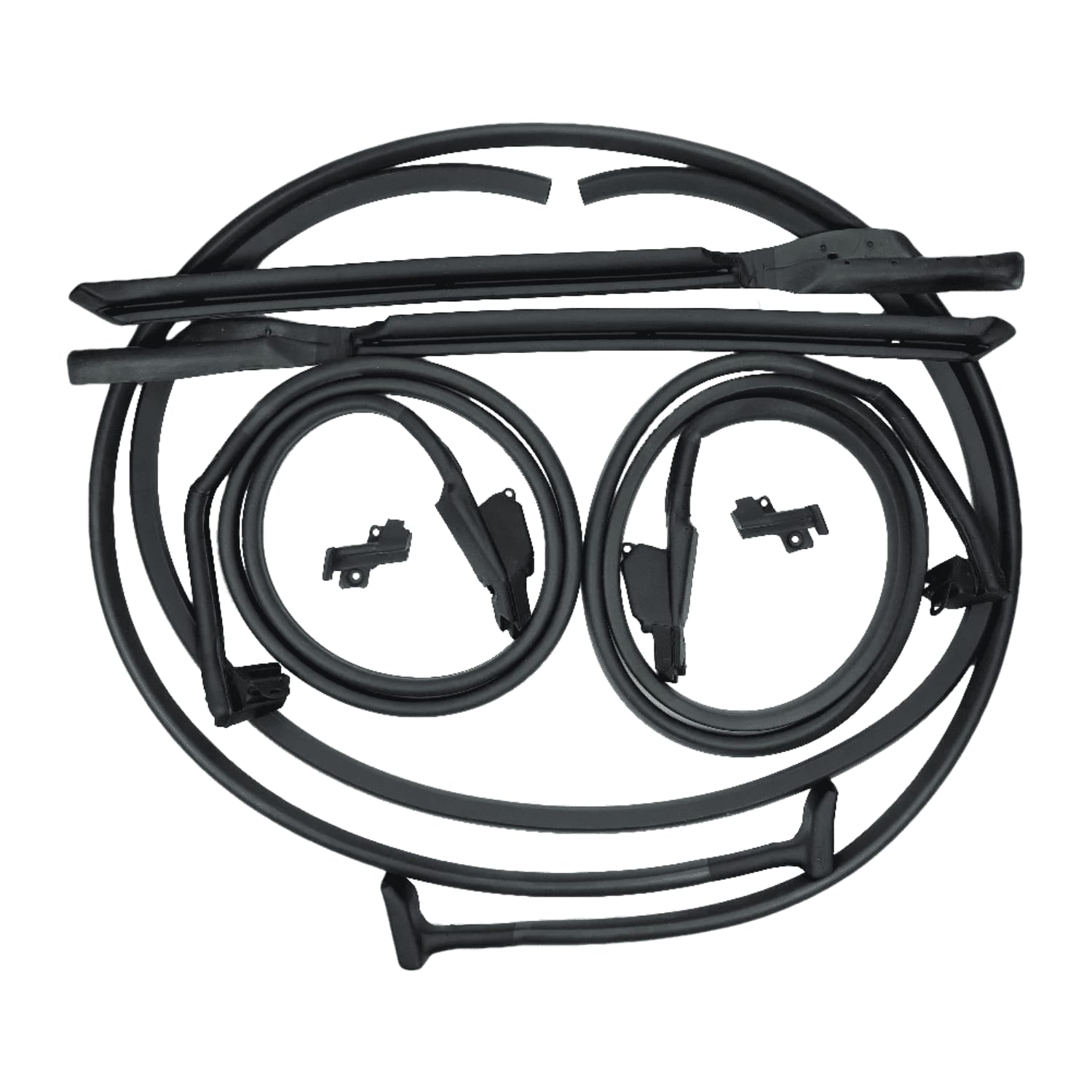 C3 New Convertible 8-Piece Door & Body Weatherstrip Kit 1969