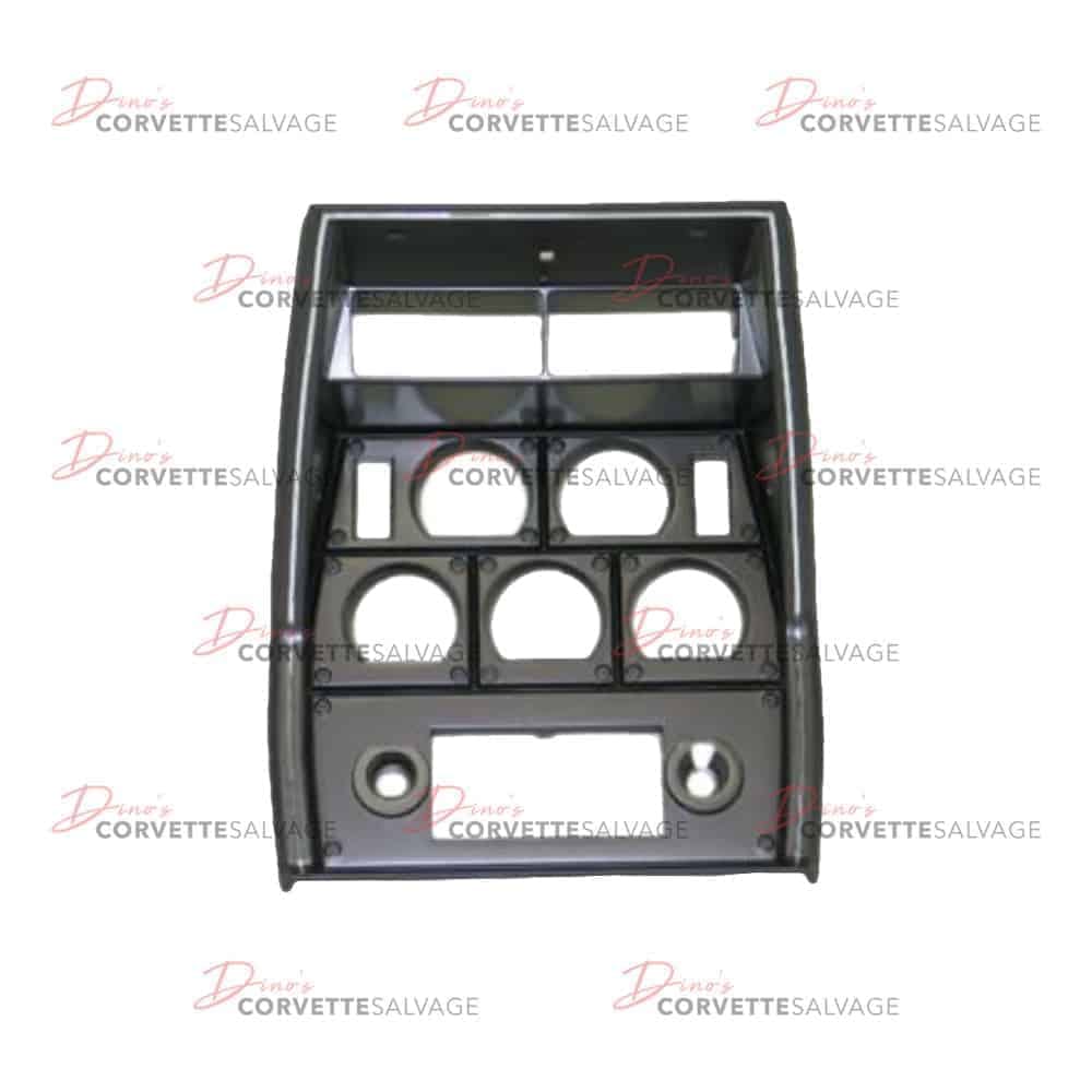 C3 New Instrument Cluster Bezel w/ Oil & Temperature Gauge 1982