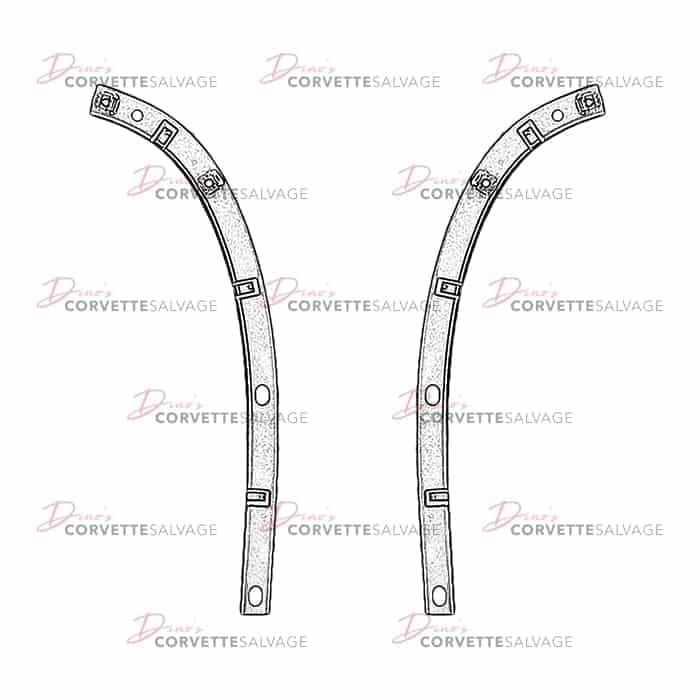 C5 Used Quarter Panel To Rear Bumper Bracket 1997-2004