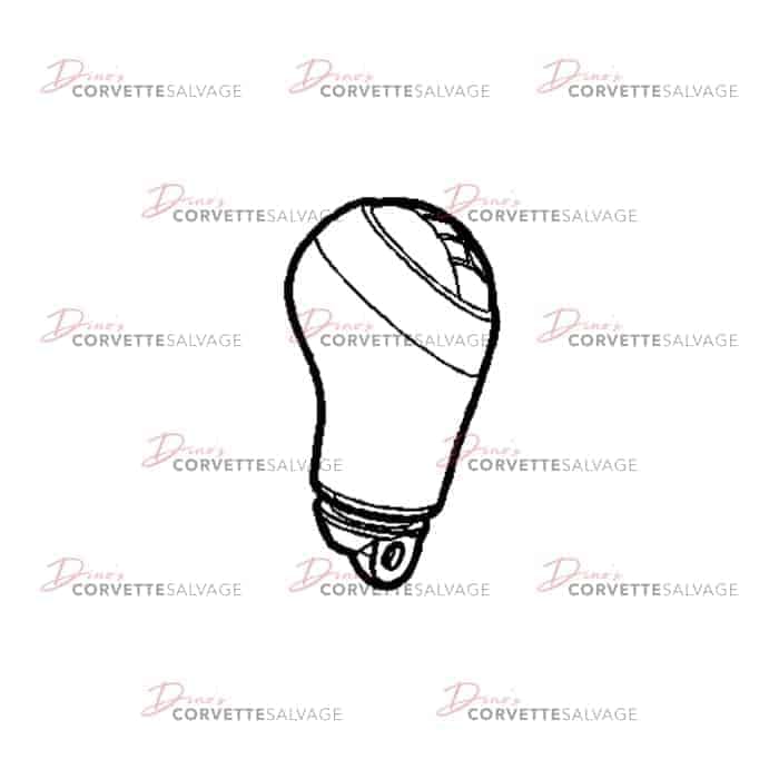 C6 Used 6 Speed Shift Knob 2005-2013