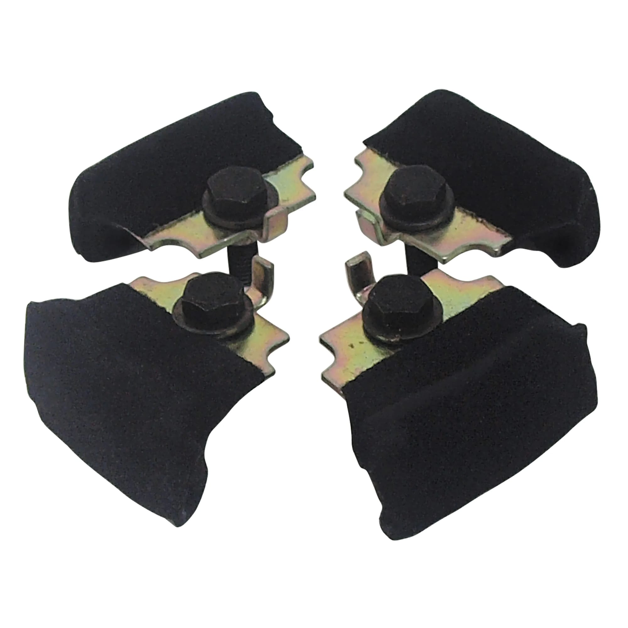 C3-C4 New Door Glass Anti-Rattle Cushions, 4 Piece Set 1969-1996