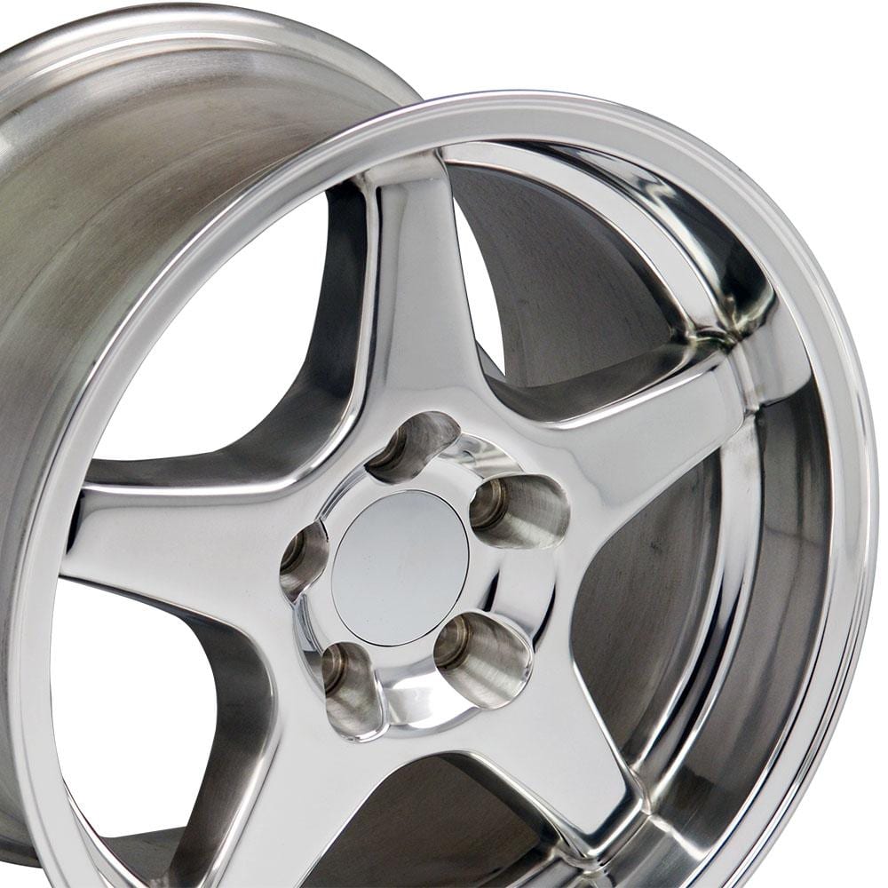 C4 New Polished 17x11 Wheel (CV01) 1988-1996