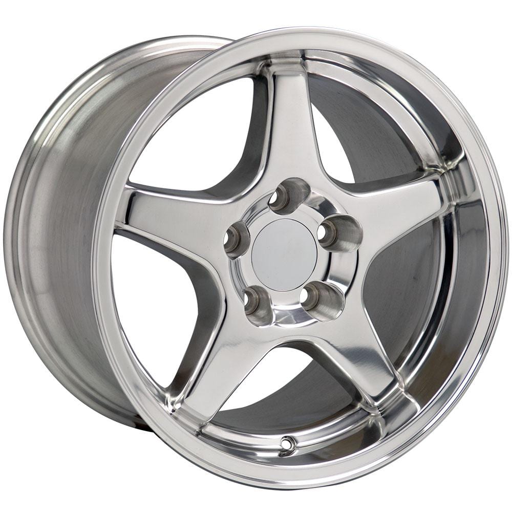C4 New Polished 17x11 Wheel (CV01) 1988-1996