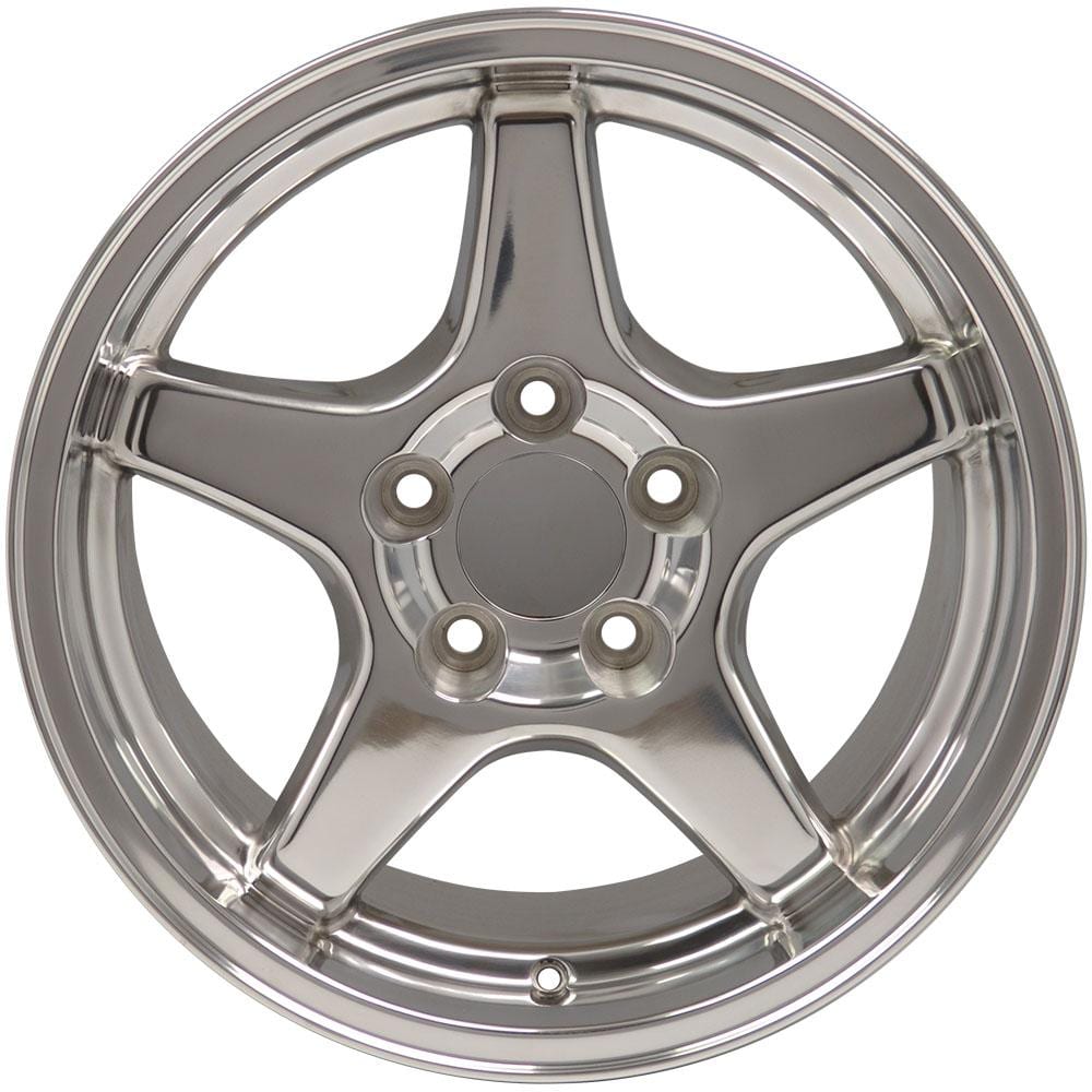 C4 New Polished 17x11 Wheel (CV01) 1988-1996