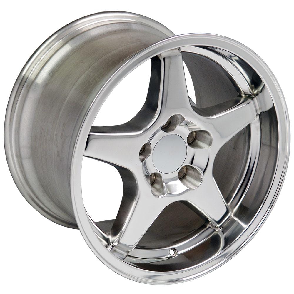 C4 New Polished 17x11 Wheel (CV01) 1988-1996