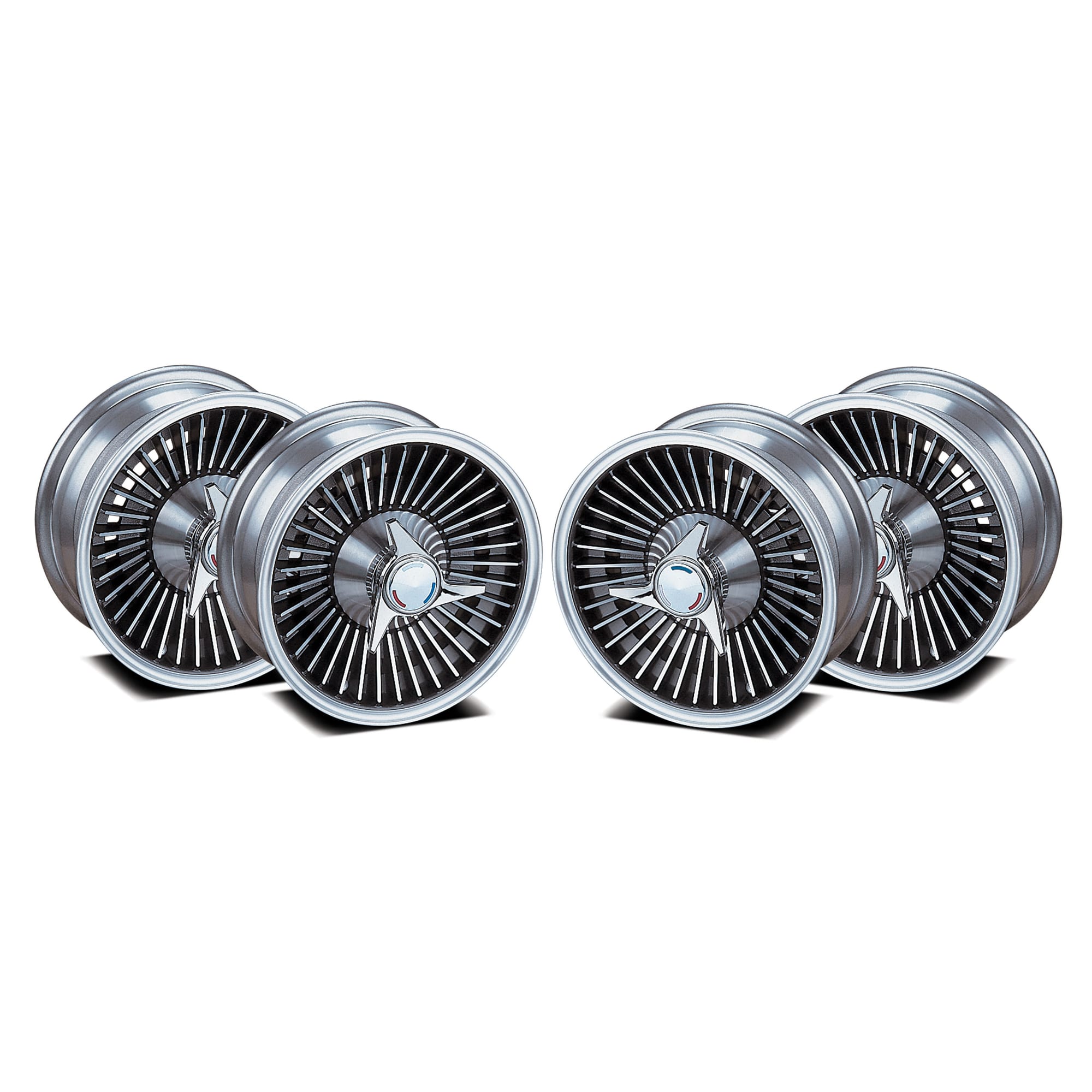 C2 New Knock-Off Wheel Set - Replica Style - Complete 1966