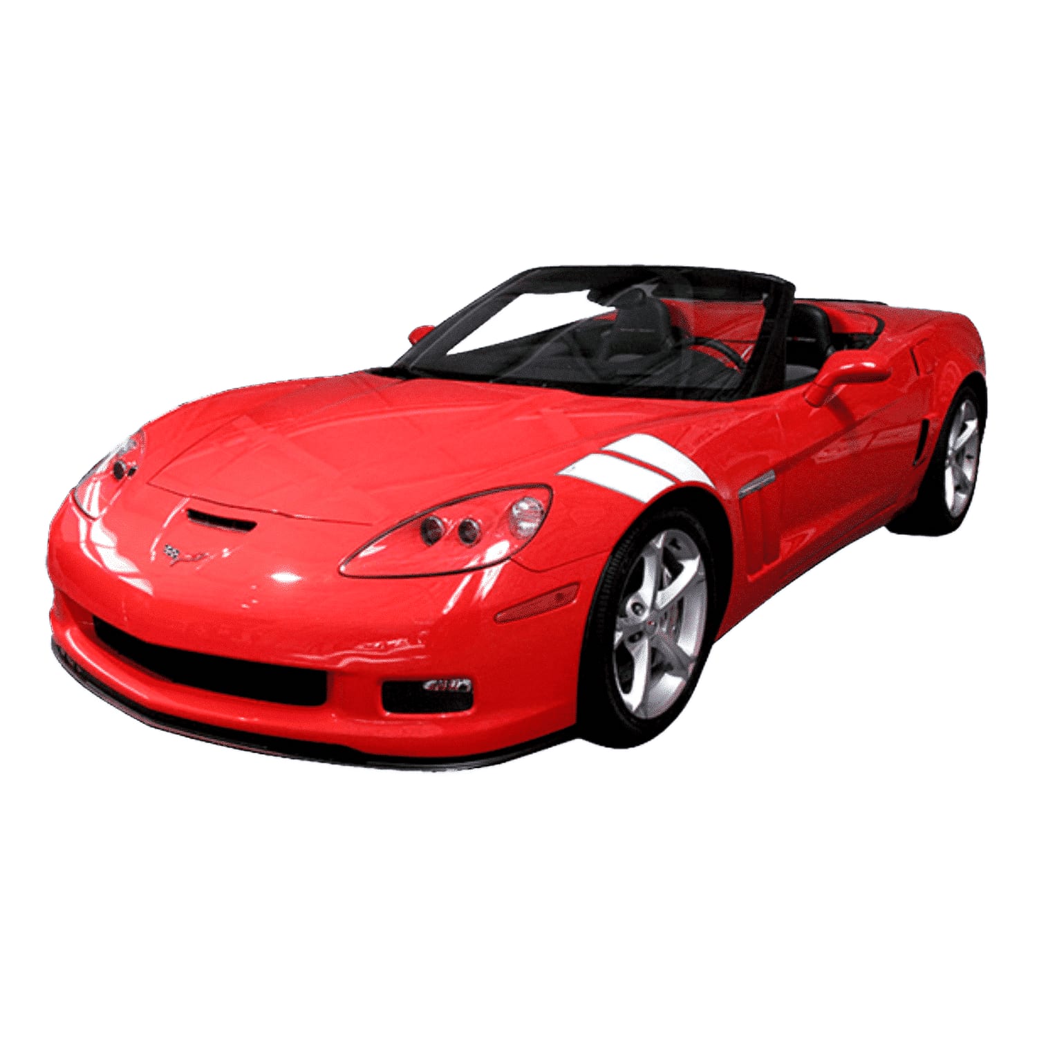 C6 New Wide Body Front Fender Hash Mark Stripes Kit 2010-2013