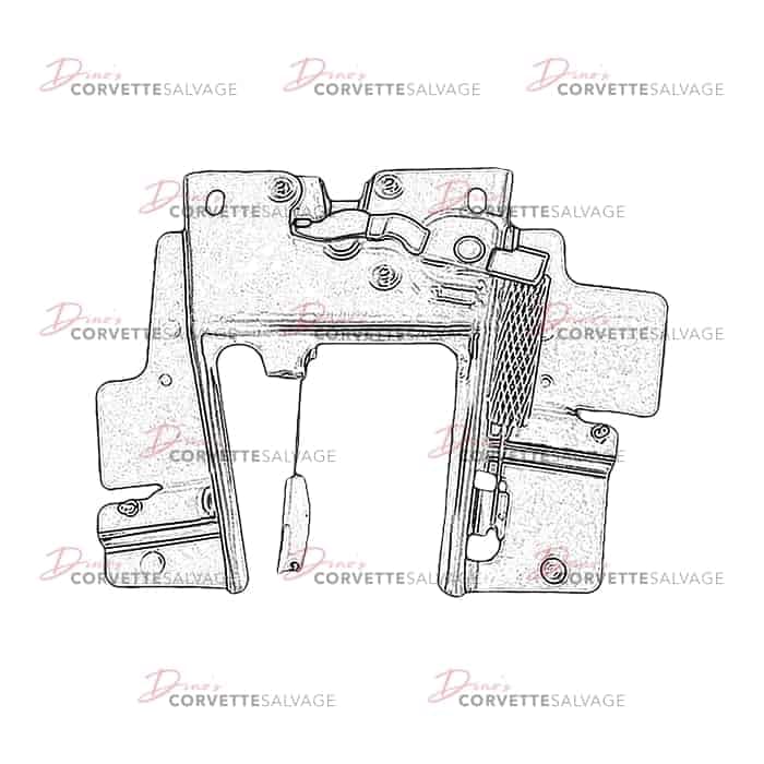 C6 Used Convertible Rear Trunk Lid Latch 2005-2013