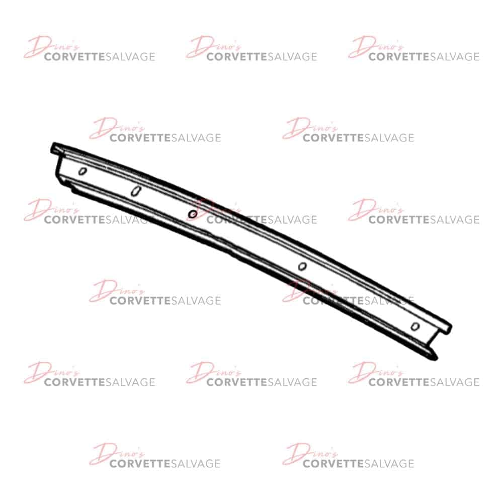 C7 New Coupe Front Side Door Window Upper Weatherstrip Retainer 2014-2019