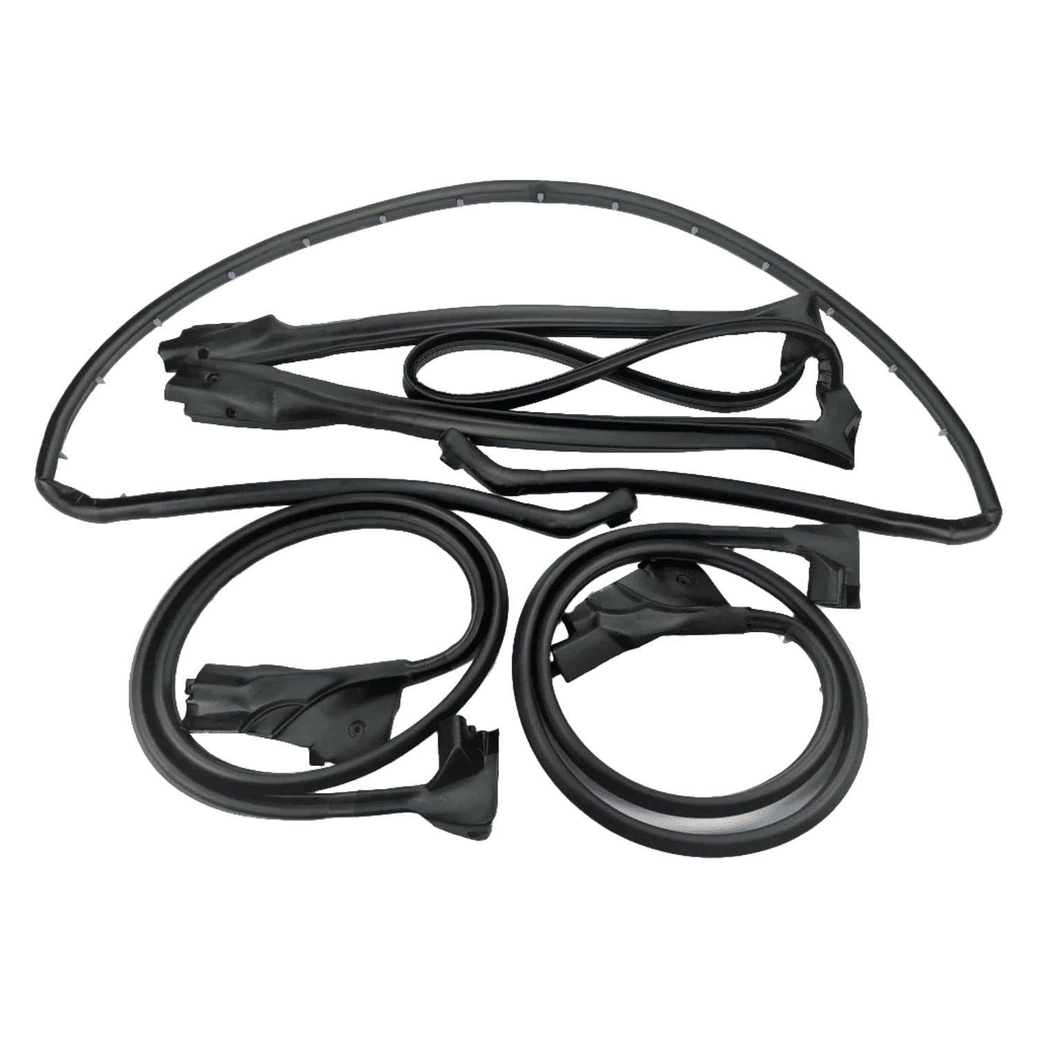 C4 New Convertible 4-Piece Weatherstrip Kit 1990-1996