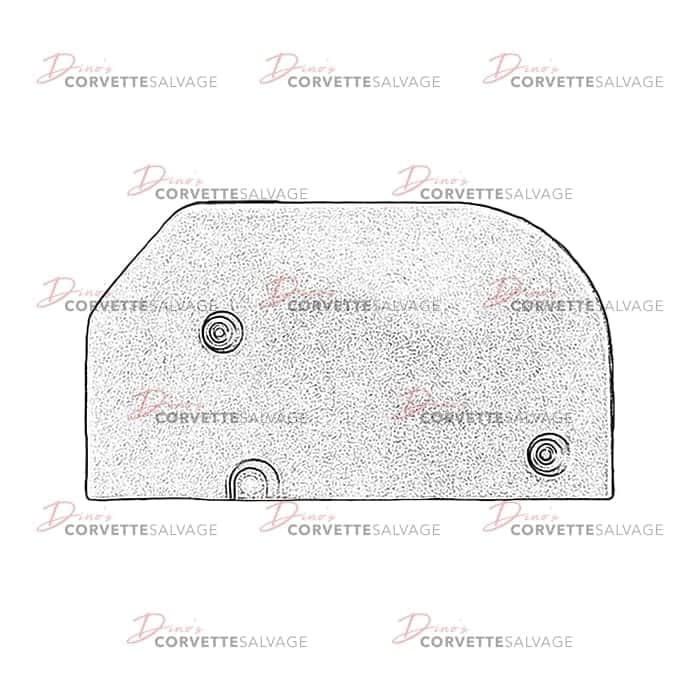 C4 Used Parking Brake Lever Cover 1988-1996
