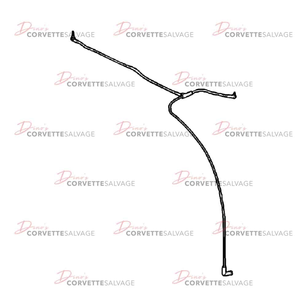 C6 Used Windshield Washer Nozzle Hose 2005-2013