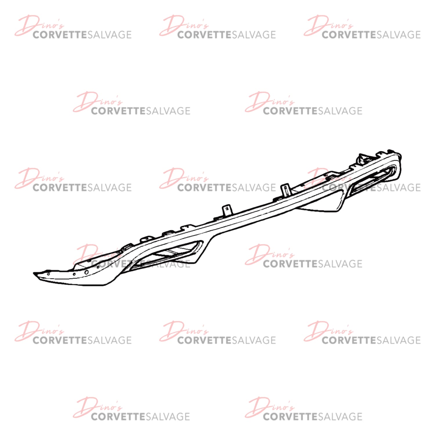 C6 Used Rear Bumper Lower Cover 2005-2013