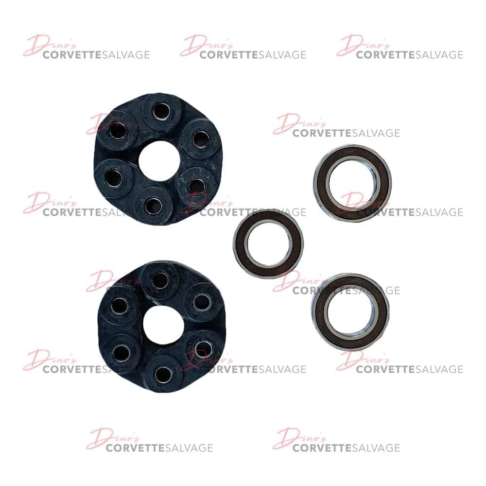 C5-C6 New 12mm Driveshaft Coupler Bushing & Bearing Kit 2001-2013