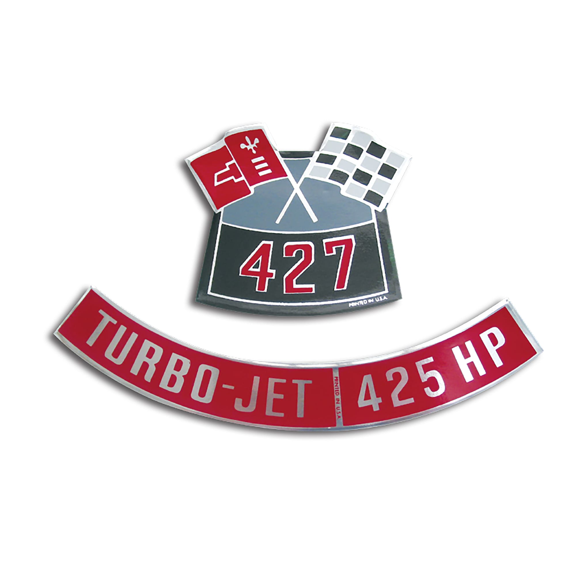 C2 New Decals, Air Cleaner 427/425 1966