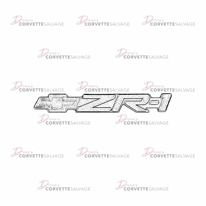 C4 Used ZR-1 Side Hood Emblem 1990-1995