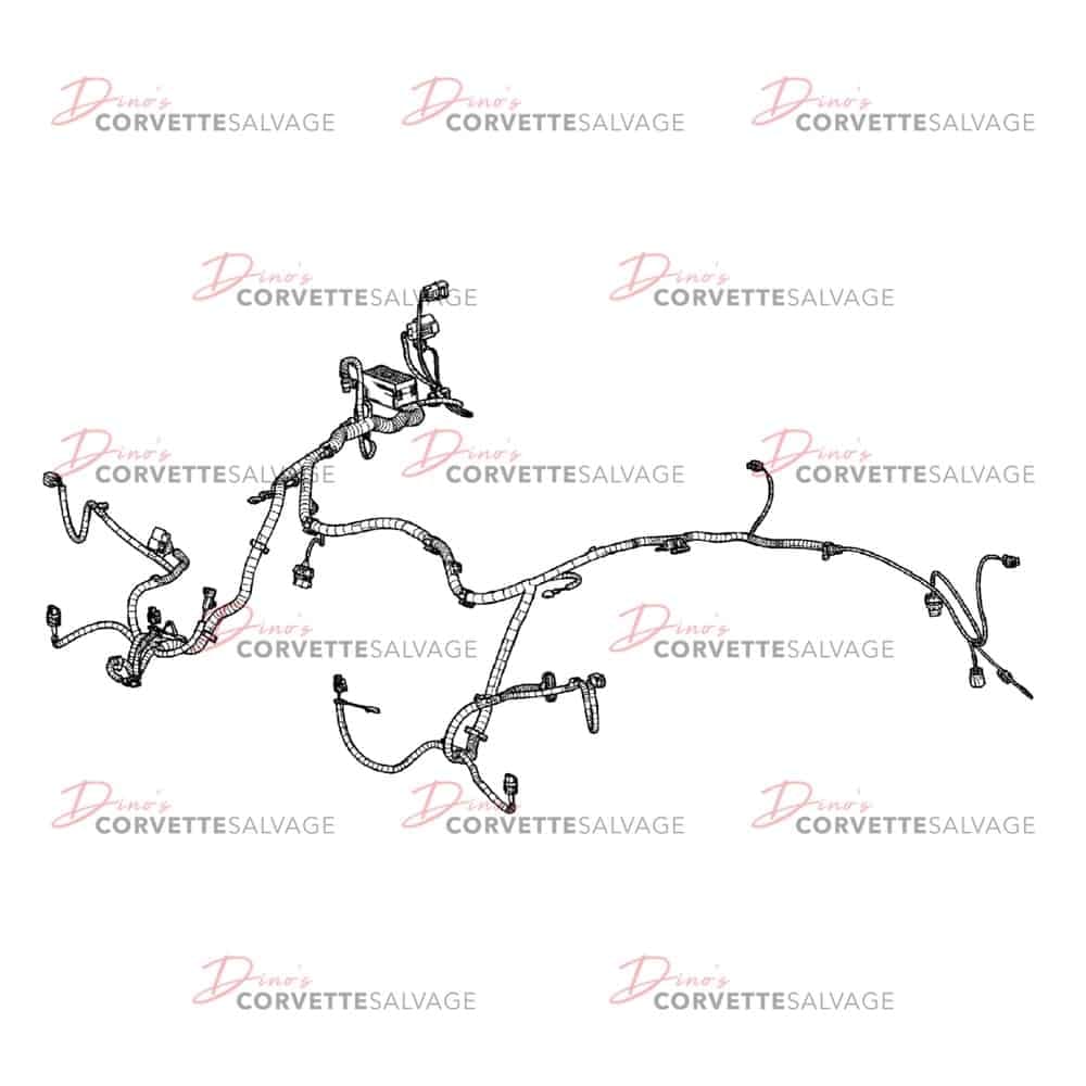 C6 Used Forward Lamp Wiring Harness 2008-2011
