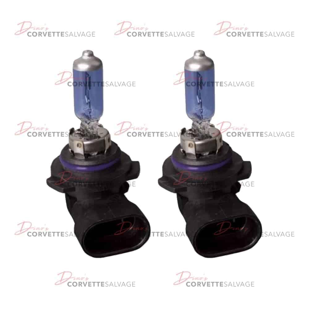 C5 New 80 Watt Halogen Low Beam Headlight Bulb Set 1997-2004
