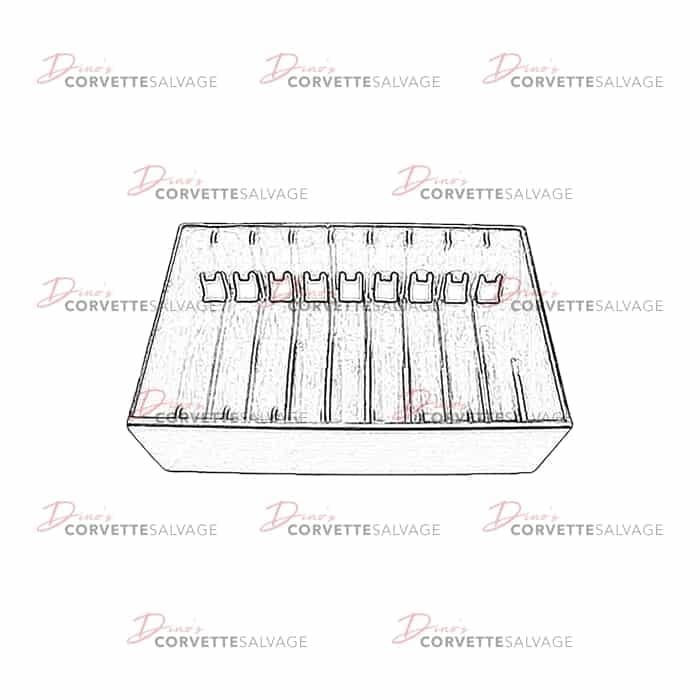 C4 Used Console Cassette Tape Holder 1984-1989