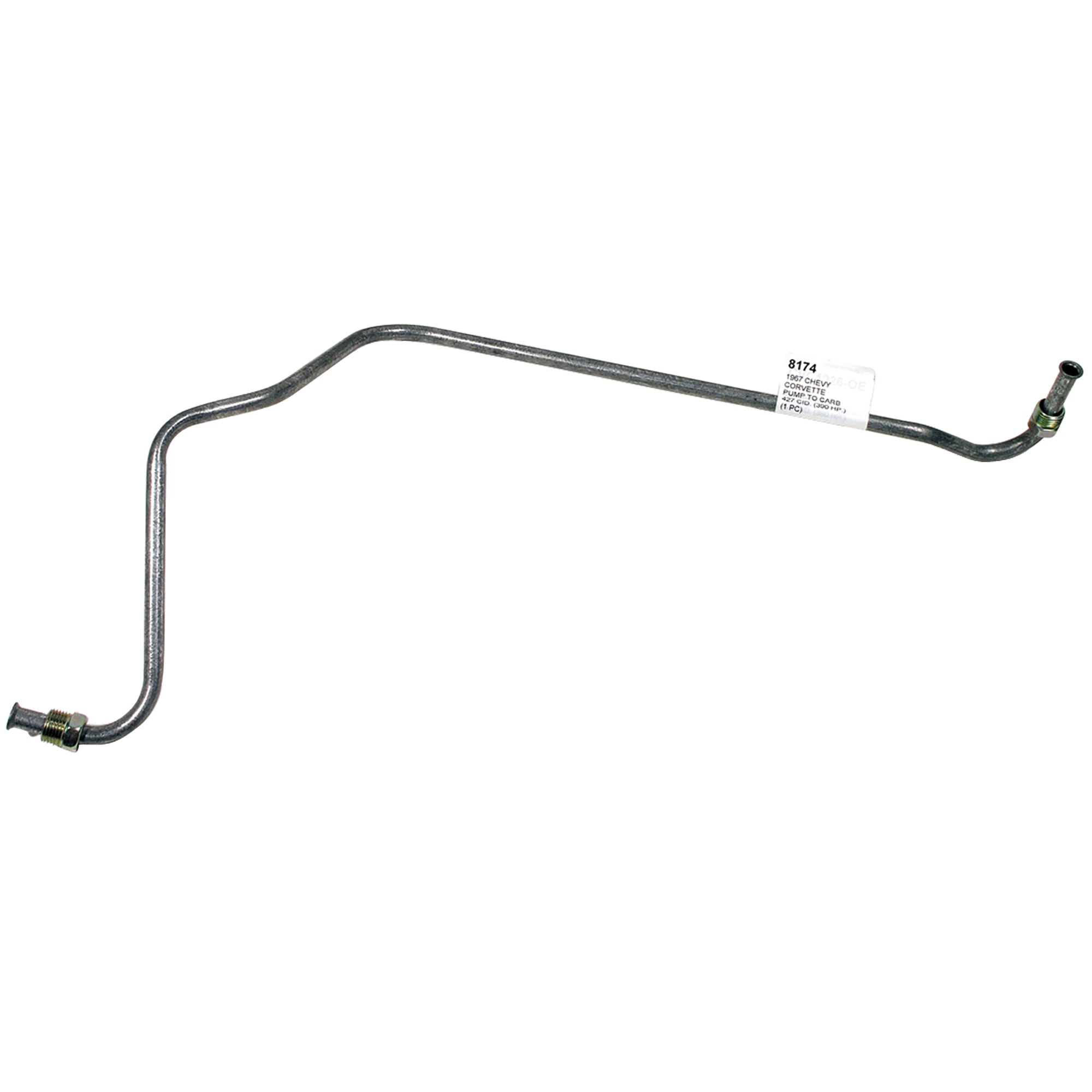 C2 New Gas Line, Pump To Carburetor 390HP 1967