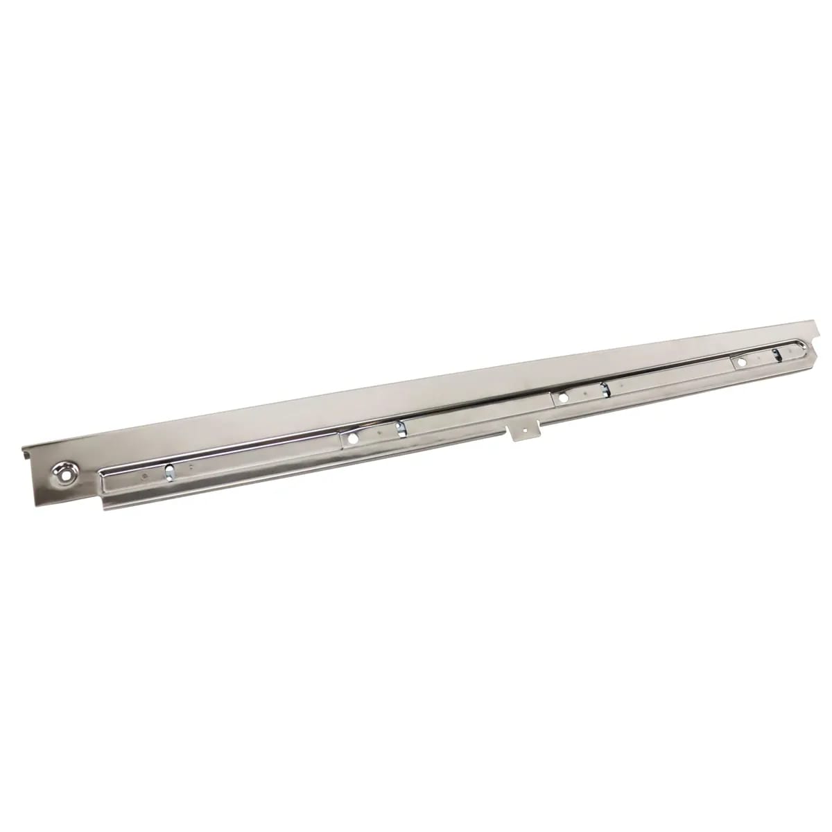 C3 New Driver-Side T-Top Stainless Steel Side Molding 1978